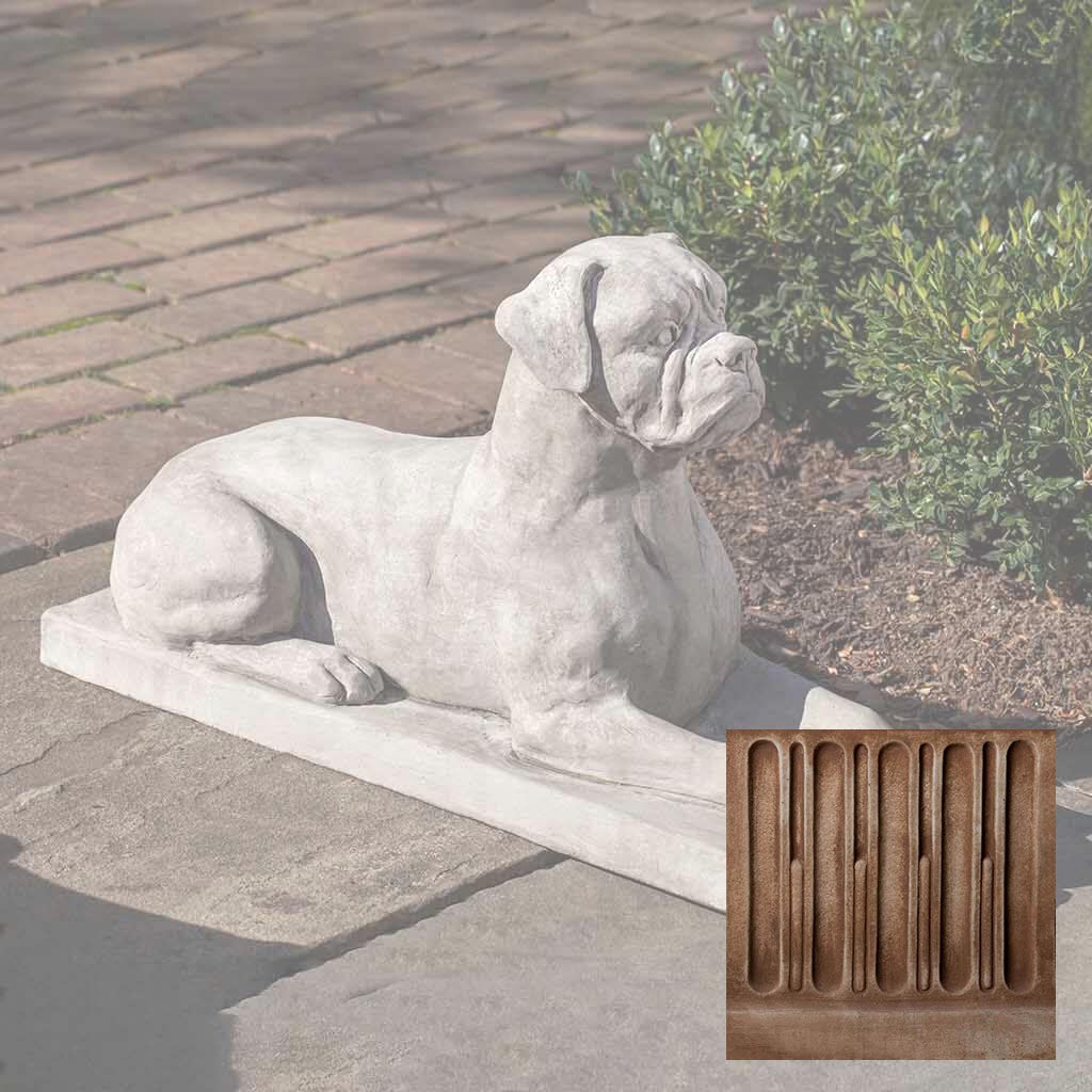 Campania Boxer Garden Statue - A-547 - Image 4