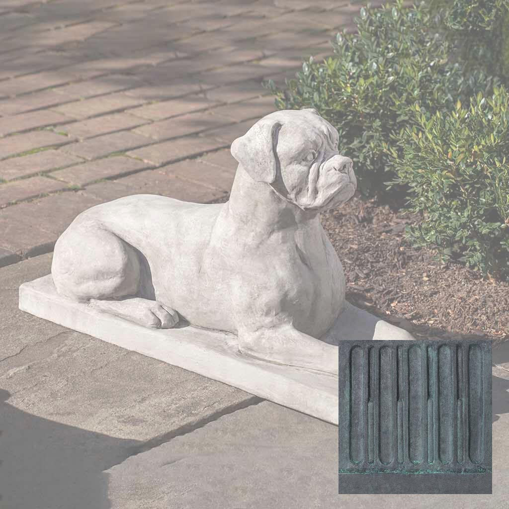 Campania Boxer Garden Statue - A-547 - Image 9