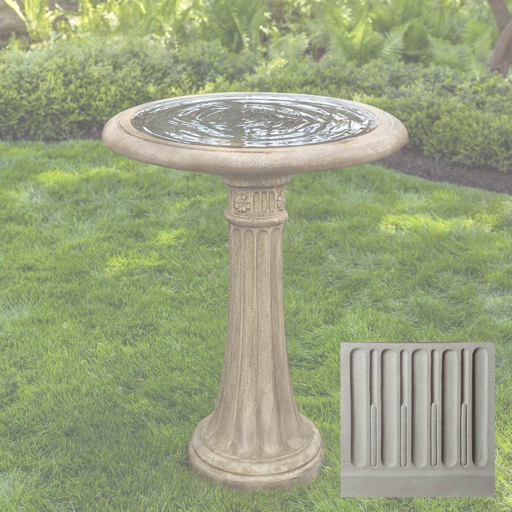 Campania Chestnut Hill Birdbath - B-050 - Image 10