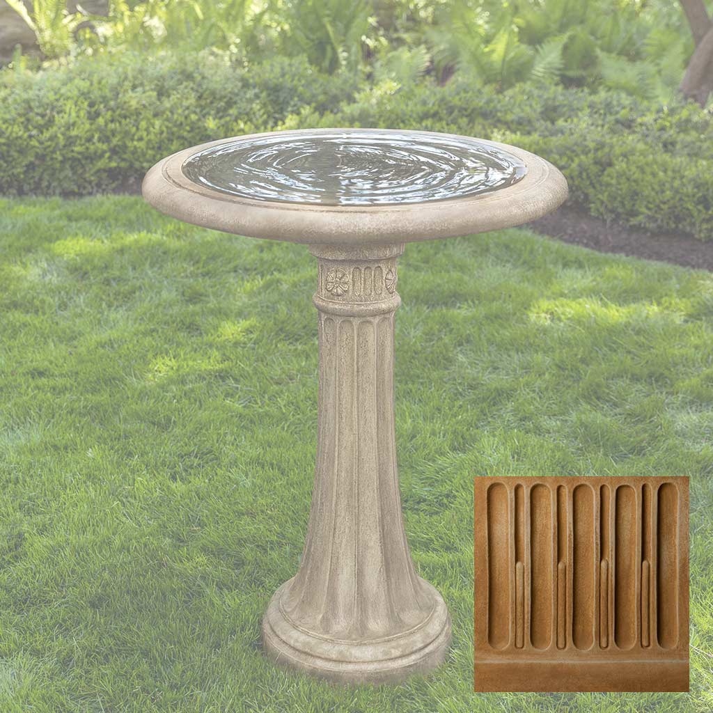 Campania Chestnut Hill Birdbath - B-050 - Image 13