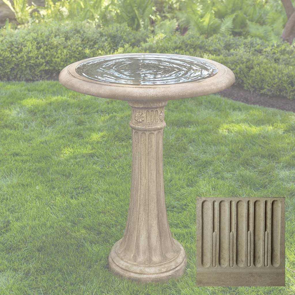 Campania Chestnut Hill Birdbath - B-050 - Image 14
