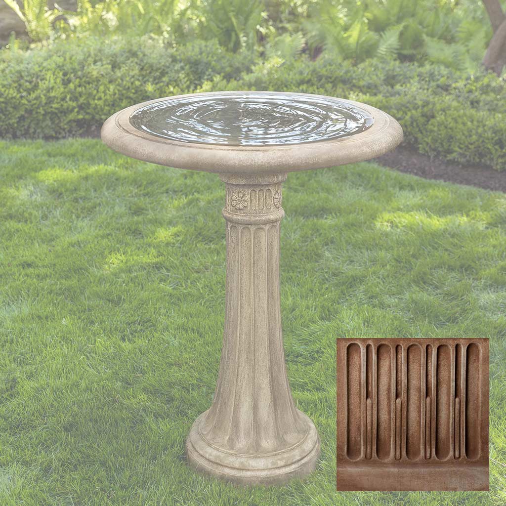 Campania Chestnut Hill Birdbath - B-050 - Image 3
