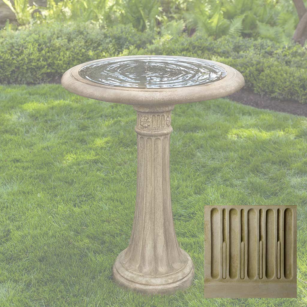 Campania Chestnut Hill Birdbath - B-050 - Image 5