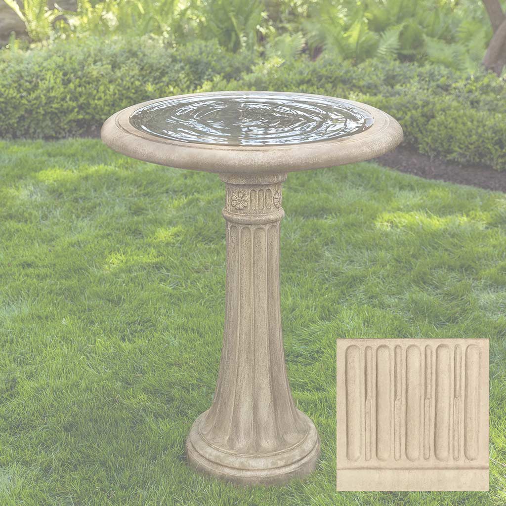 Campania Chestnut Hill Birdbath - B-050 - Image 6