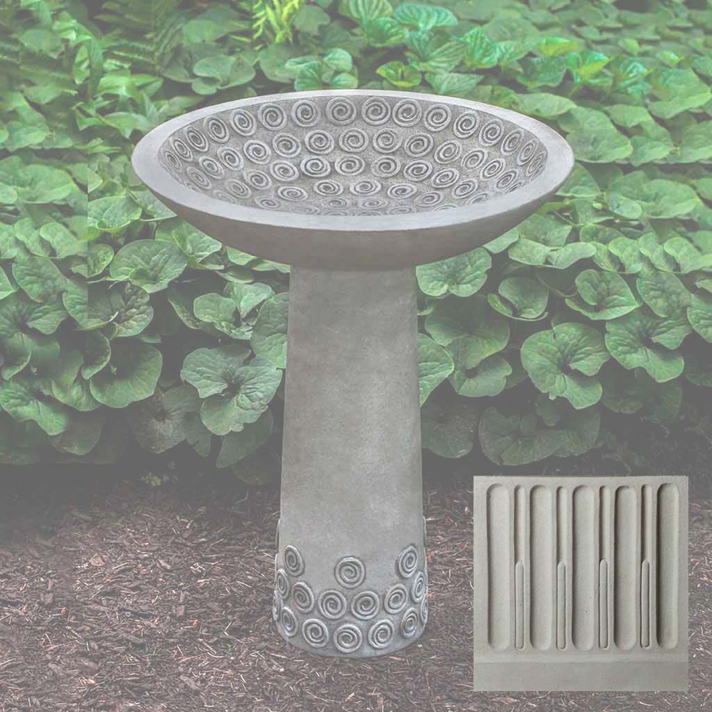 Campania Cirrus Birdbath - B-161 - Image 11