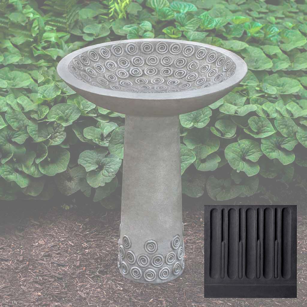 Campania Cirrus Birdbath - B-161 - Image 12