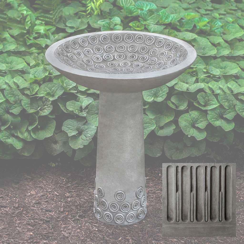 Campania Cirrus Birdbath - B-161 - Image 9