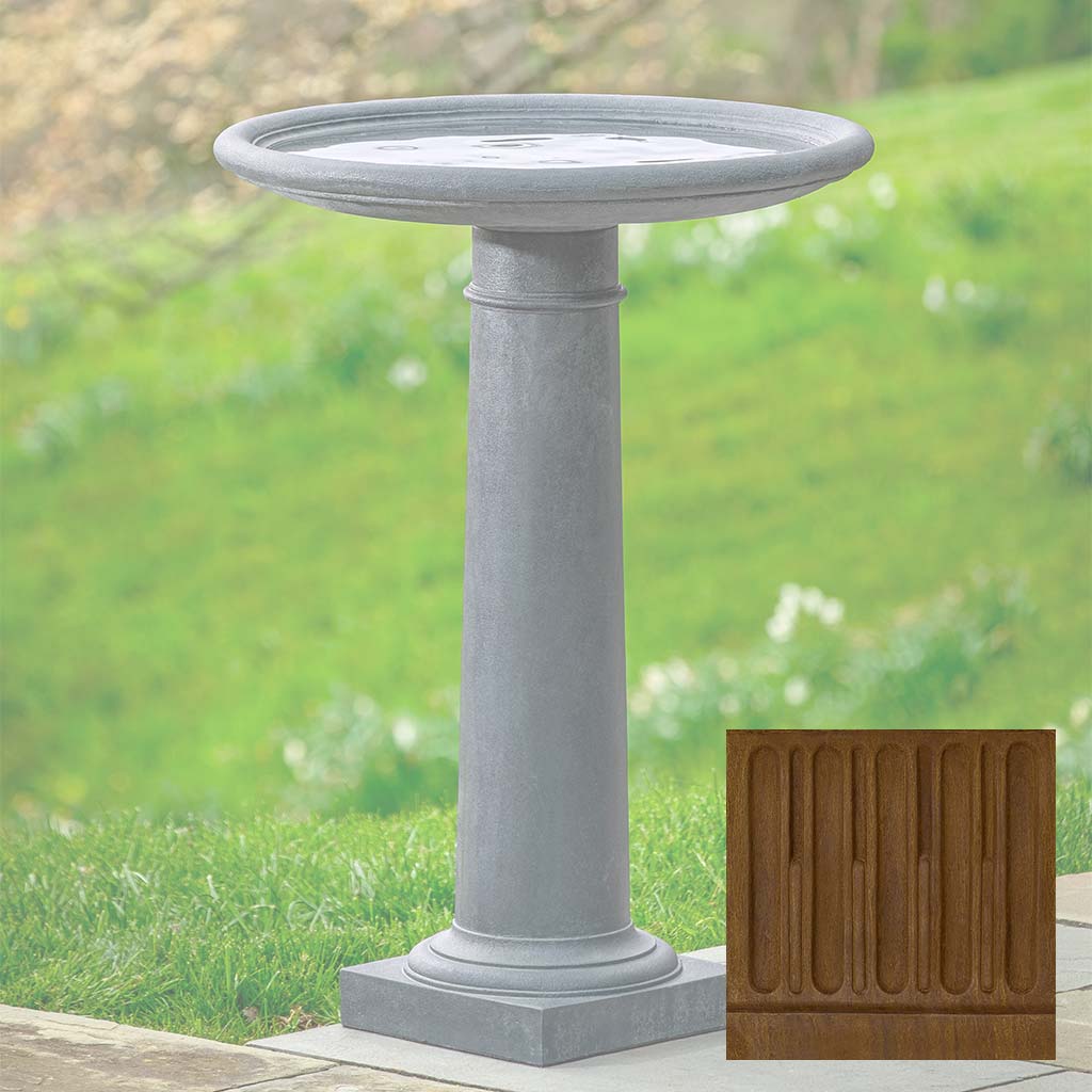 Campania Classic Column Birdbath - B-197 - Image 12