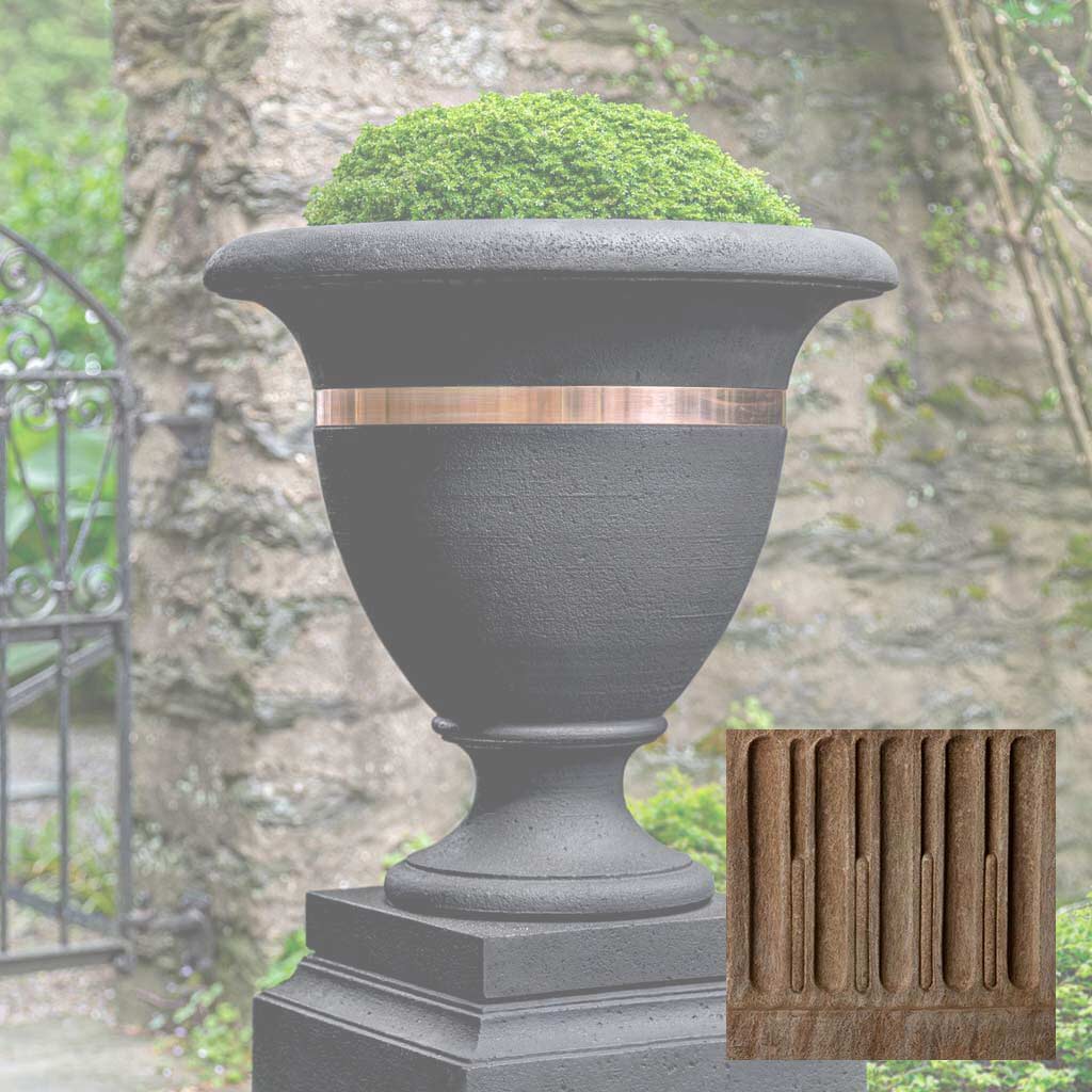 Campania Classic Copper Banded Urn, Large - P-838 - Image 2