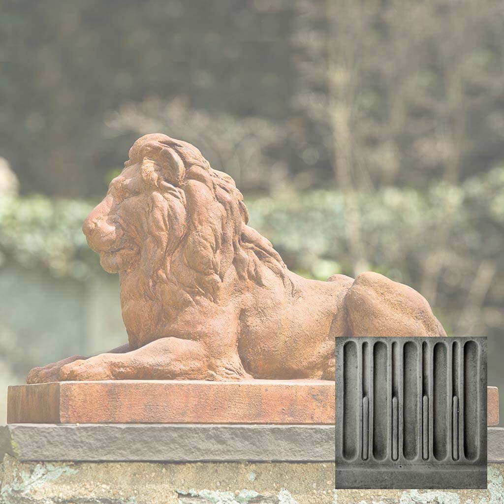 Campania Classic Lion Garden Statue - A-405 - Image 3