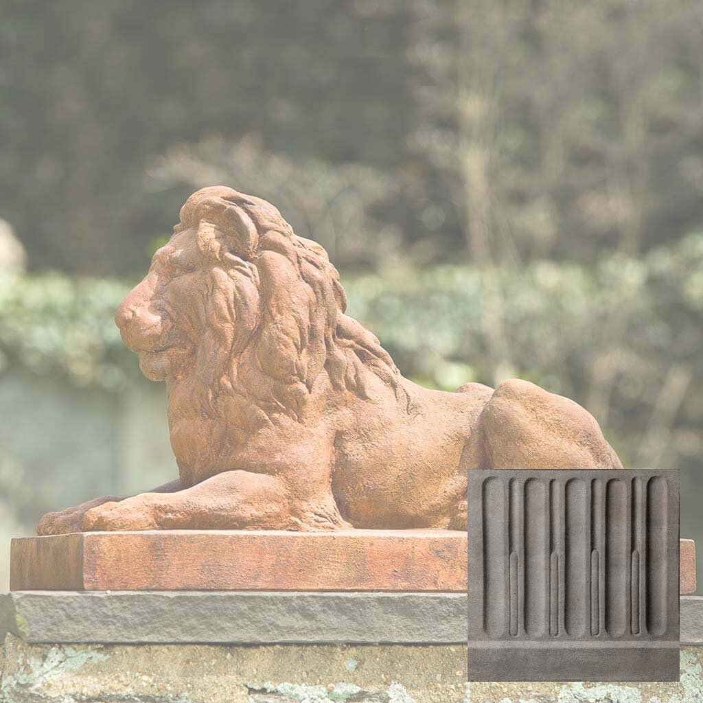 Campania Classic Lion Garden Statue - A-405 - Image 6