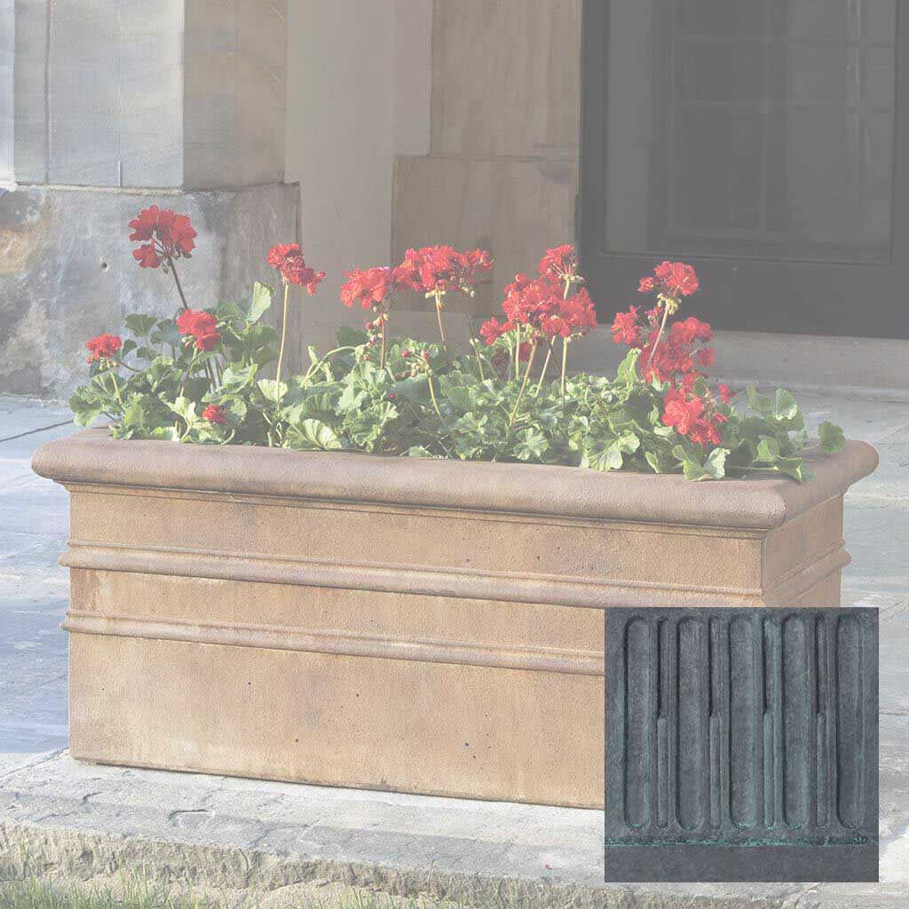 Campania Classic Rolled Rim Window Box Planter - P-555 - Image 10