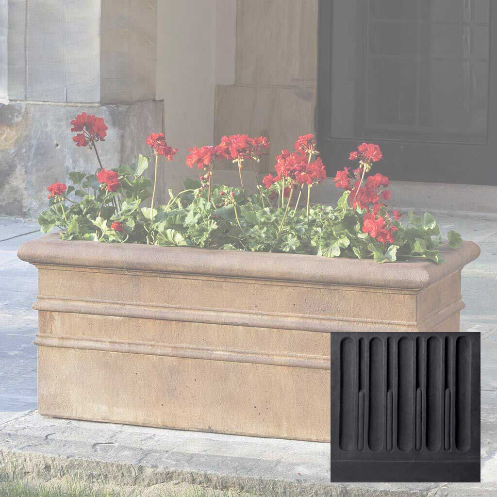 Campania Classic Rolled Rim Window Box Planter - P-555 - Image 12