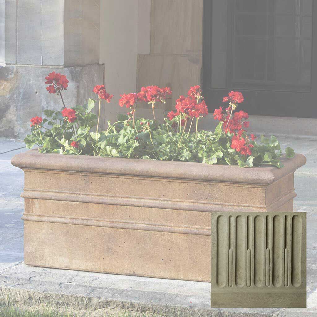 Campania Classic Rolled Rim Window Box Planter - P-555 - Image 14