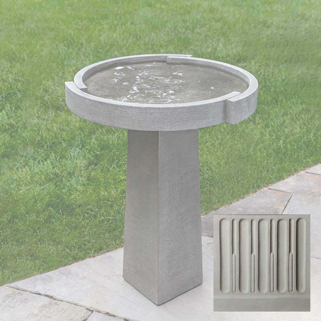 Campania Concept Birdbath - B-185 - Image 10