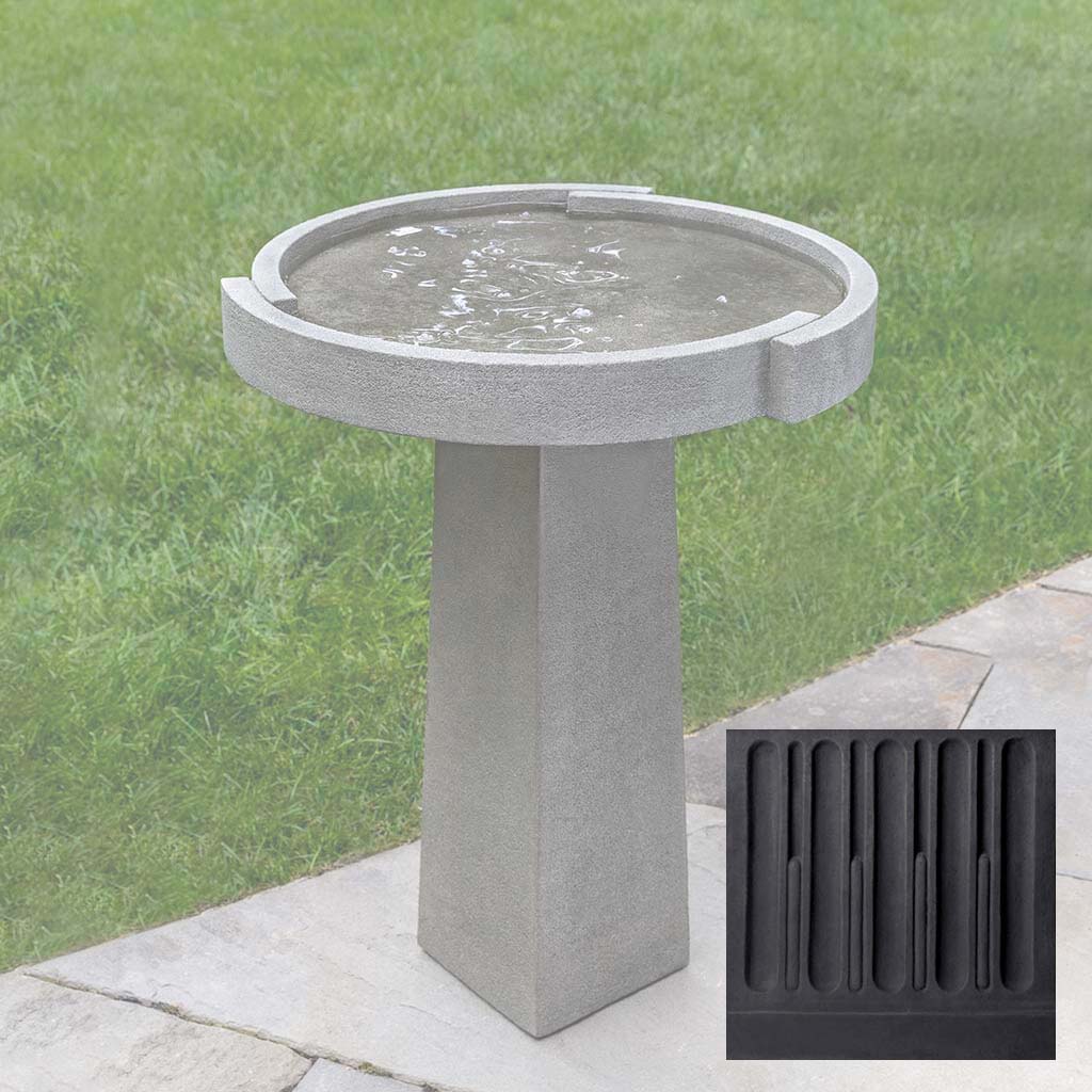 Campania Concept Birdbath - B-185 - Image 11