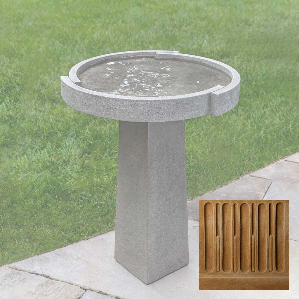 Campania Concept Birdbath - B-185 - Image 13