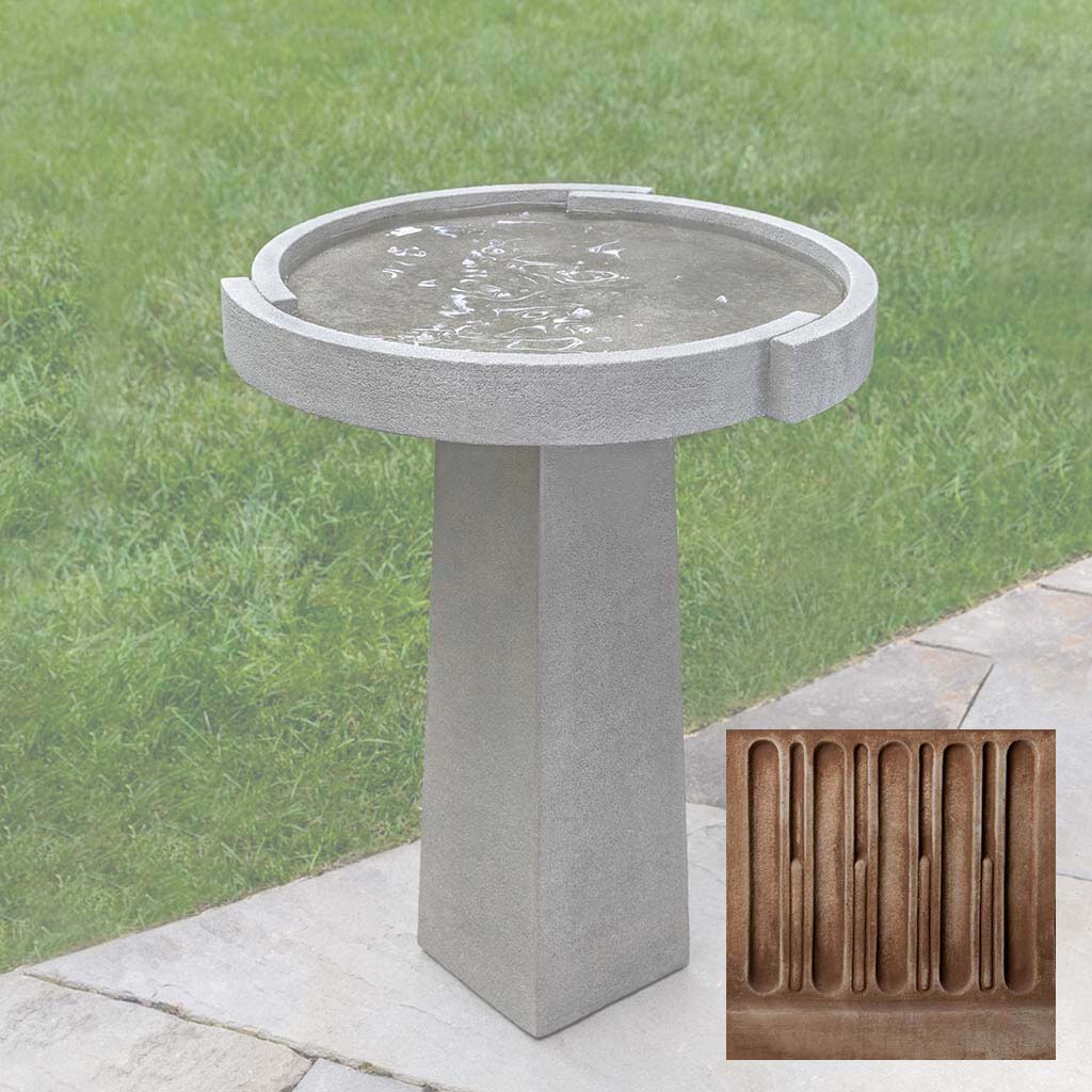 Campania Concept Birdbath - B-185 - Image 3
