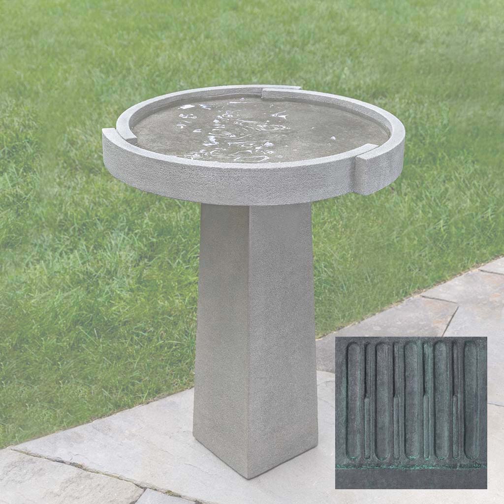 Campania Concept Birdbath - B-185 - Image 9