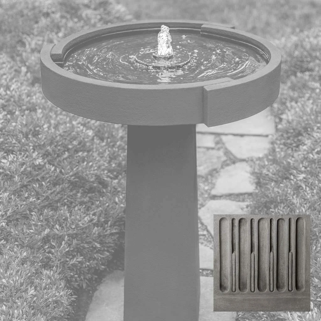 Campania Concept Birdbath Fountain - FT-336 - Image 10