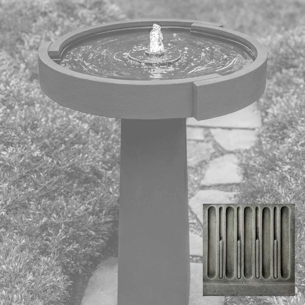 Campania Concept Birdbath Fountain - FT-336 - Image 3