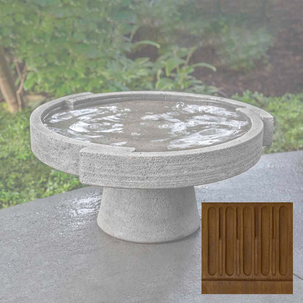 Campania Concept Birdbath, Low - B-187 - Image 12