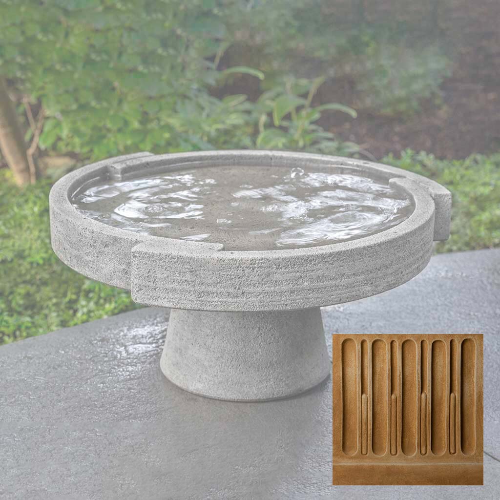 Campania Concept Birdbath, Low - B-187 - Image 13