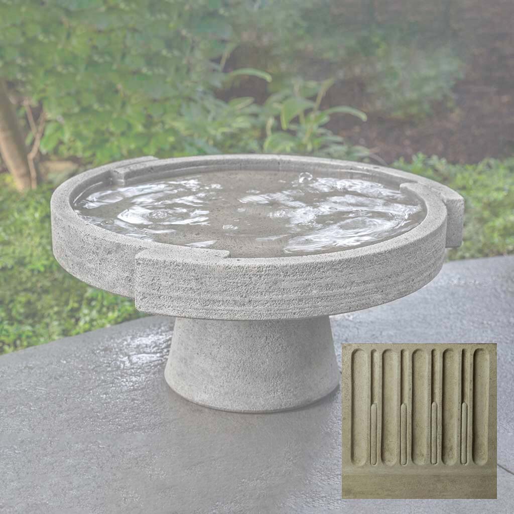 Campania Concept Birdbath, Low - B-187 - Image 14
