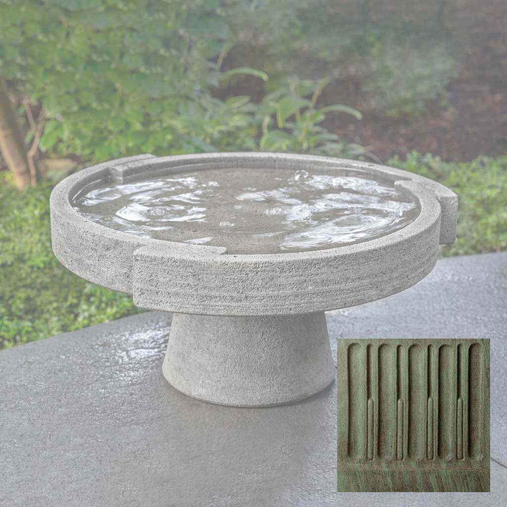 Campania Concept Birdbath, Low - B-187 - Image 4