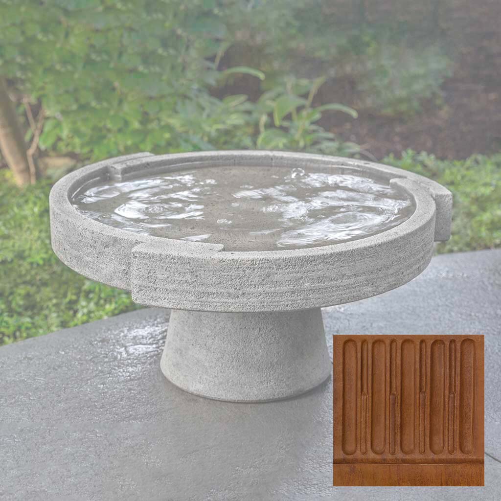 Campania Concept Birdbath, Low - B-187 - Image 7