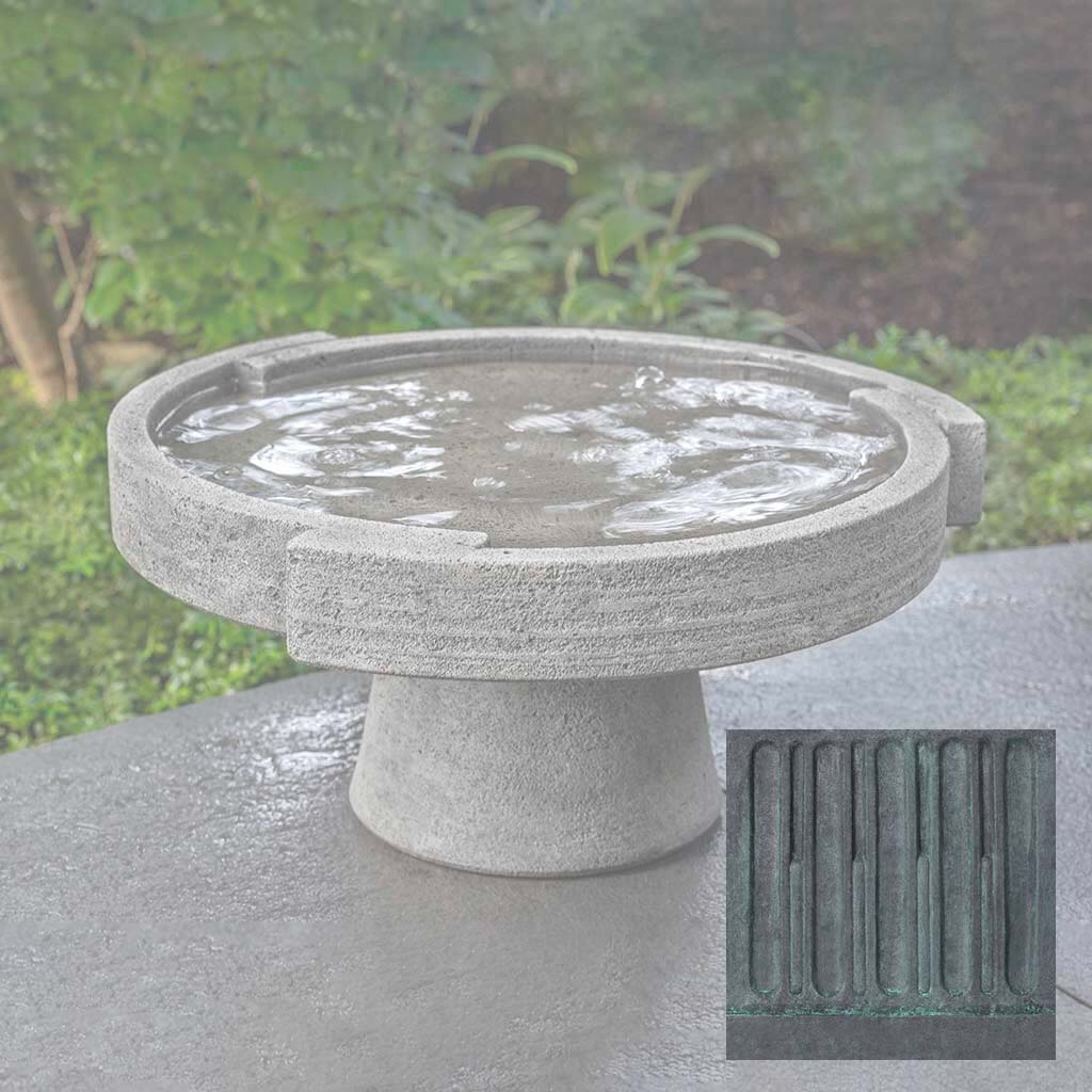 Campania Concept Birdbath, Low - B-187 - Image 9