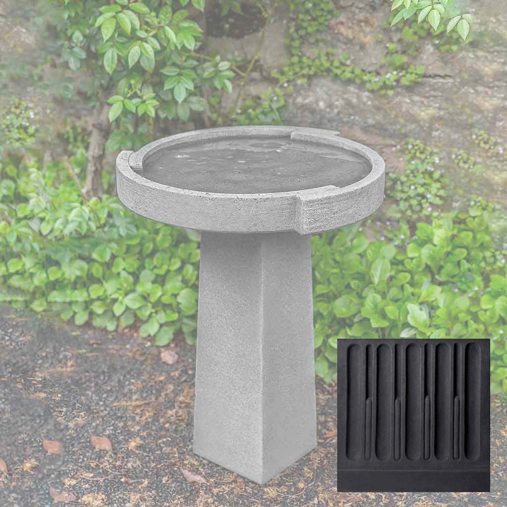 Campania Concept Birdbath, Small - B-186 - Image 12