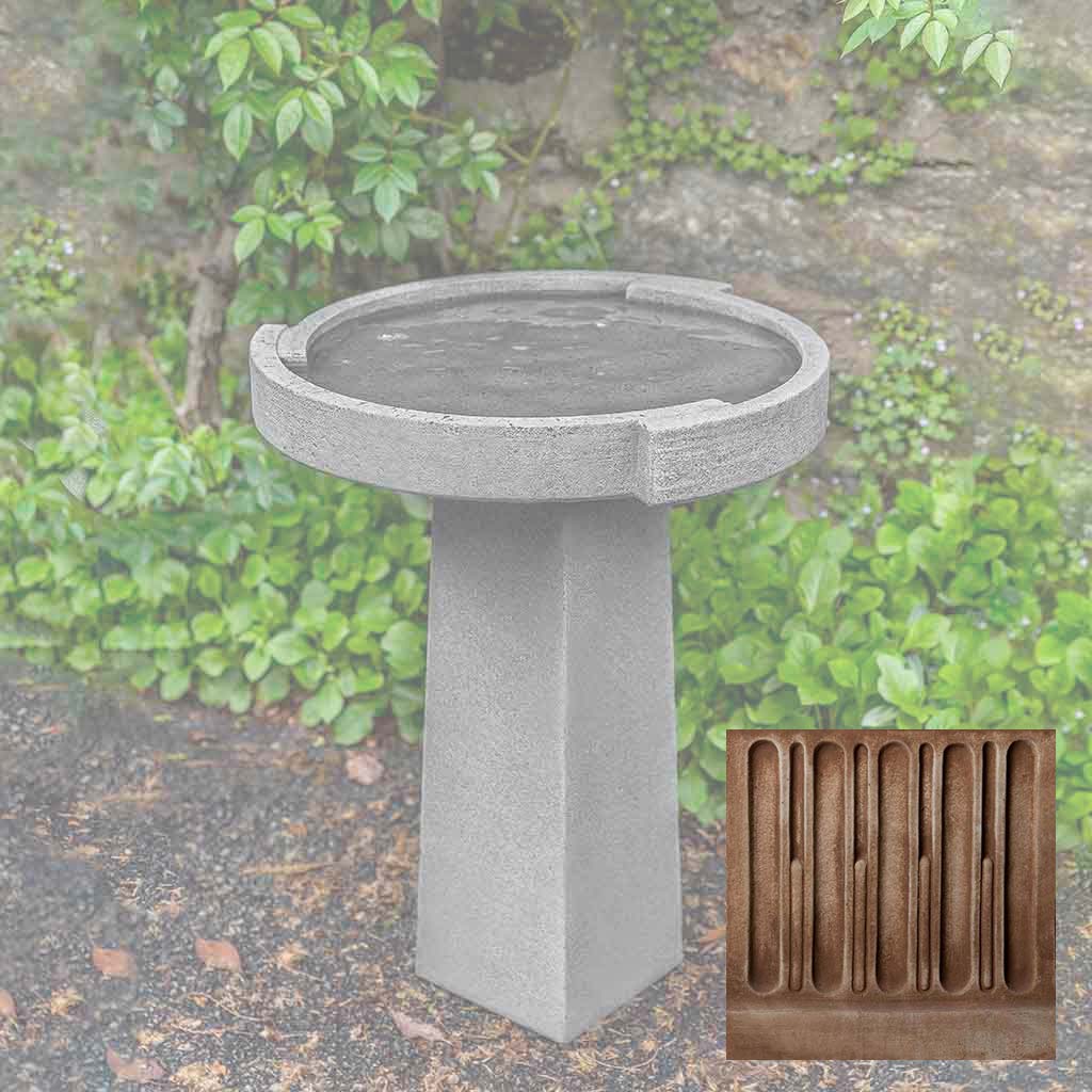 Campania Concept Birdbath, Small - B-186 - Image 3
