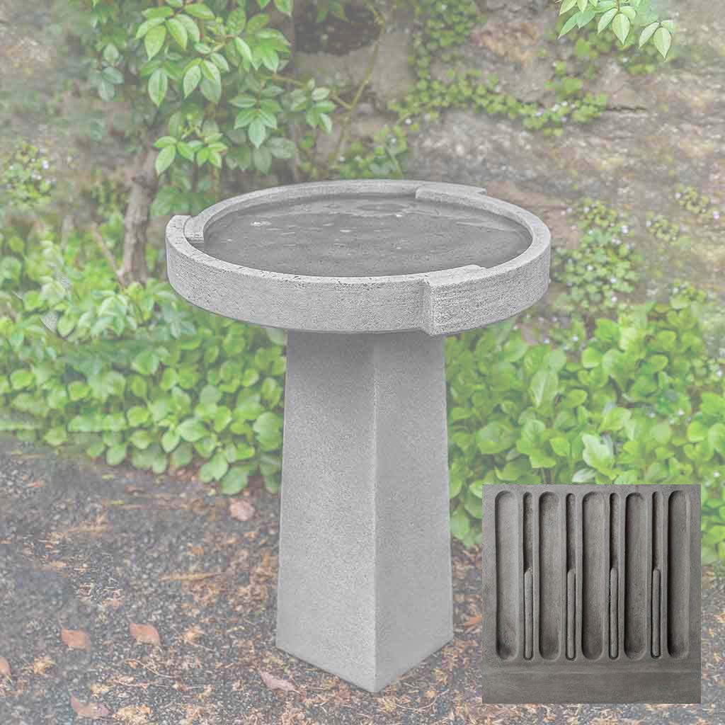 Campania Concept Birdbath, Small - B-186 - Image 9