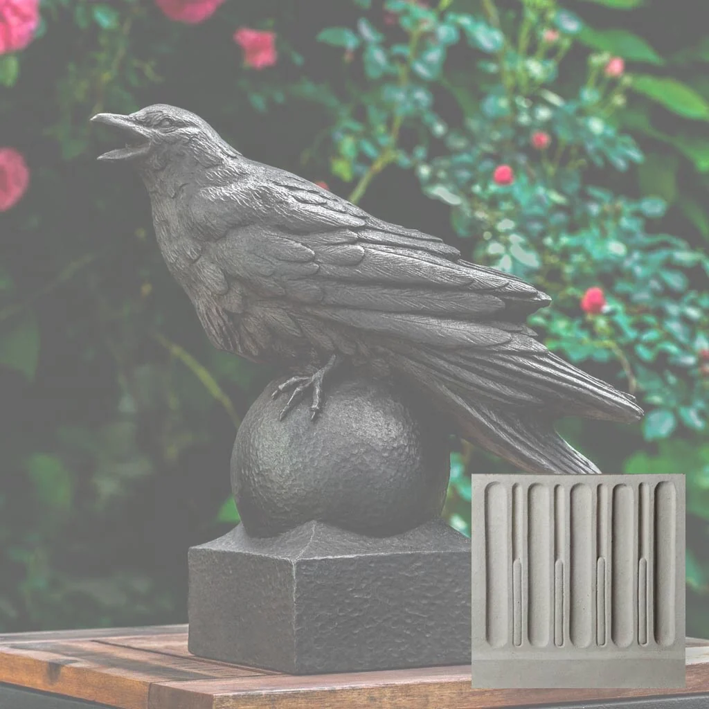 Campania Corvus Garden Statue - A-559 - Image 12