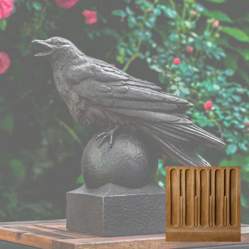 Campania Corvus Garden Statue - A-559 - Image 15