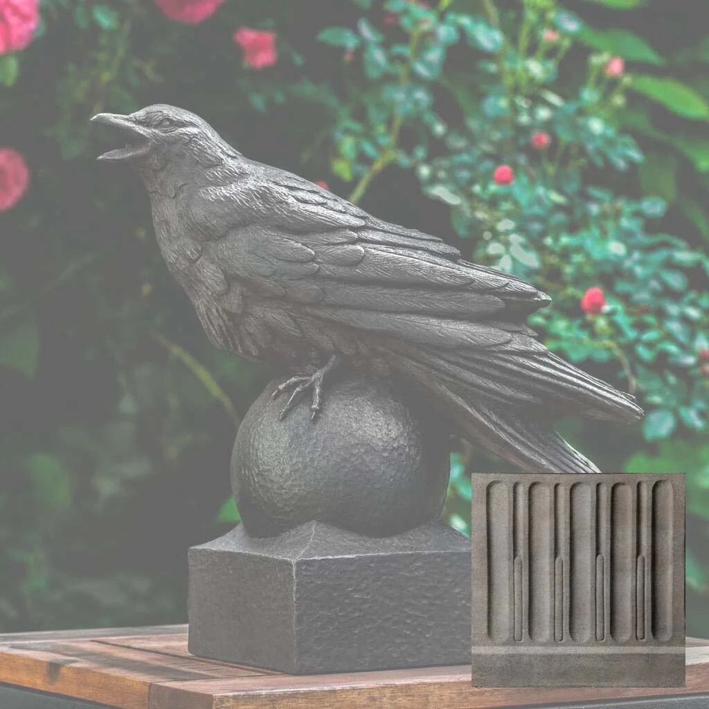 Campania Corvus Garden Statue - A-559 - Image 6