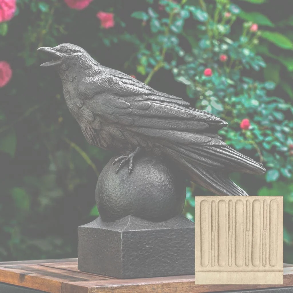 Campania Corvus Garden Statue - A-559 - Image 8