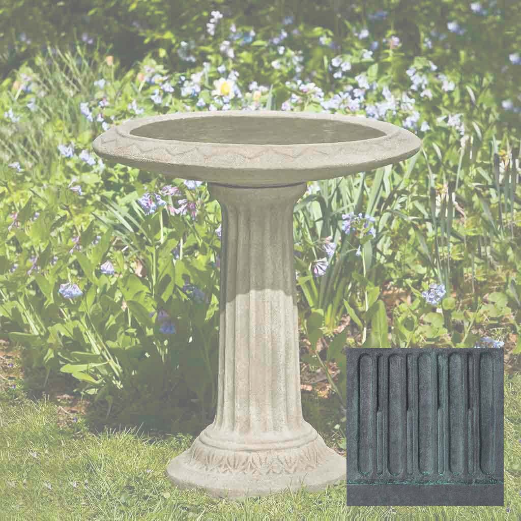 Campania Cottage Garden Birdbath - B-135 - Image 11