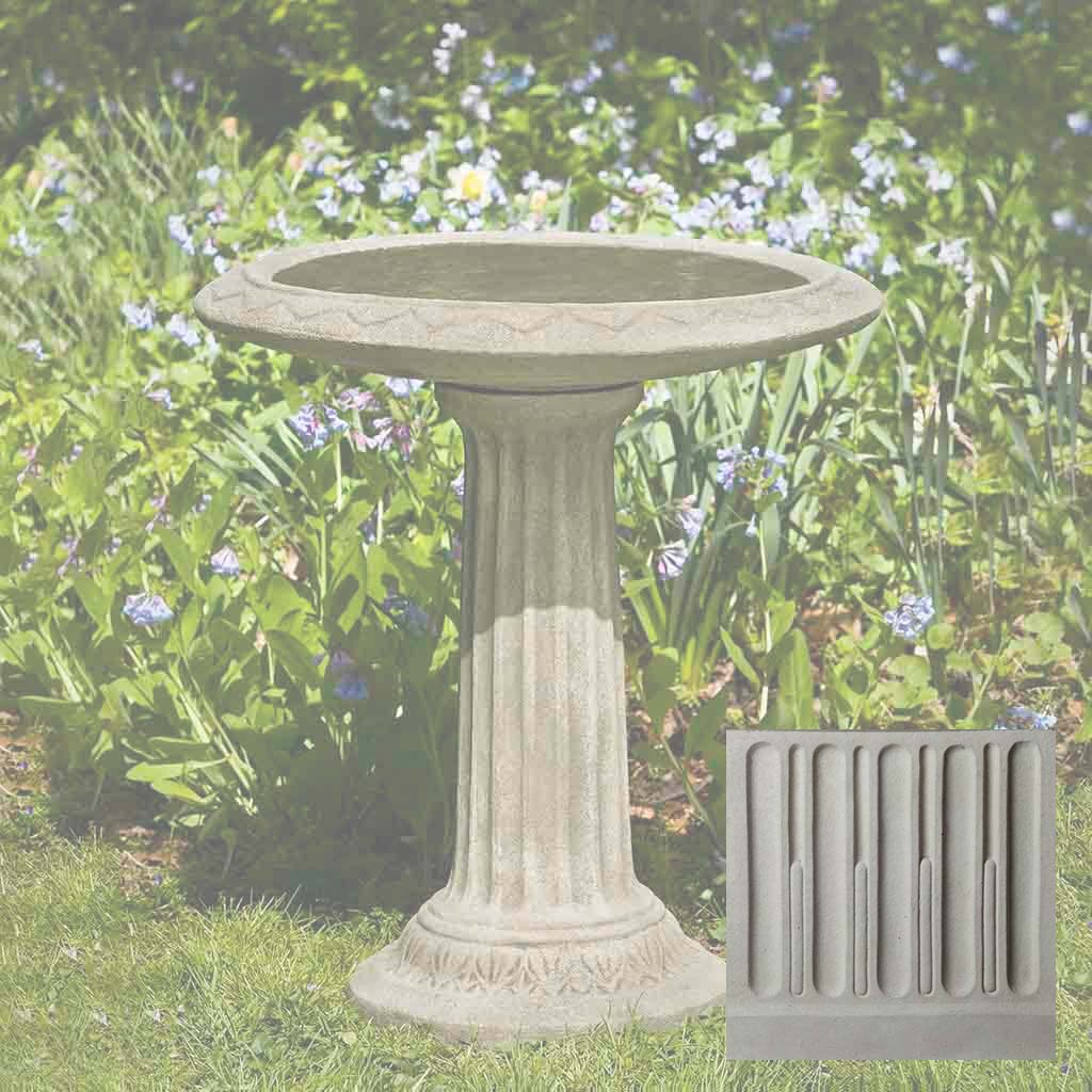 Campania Cottage Garden Birdbath - B-135 - Image 12