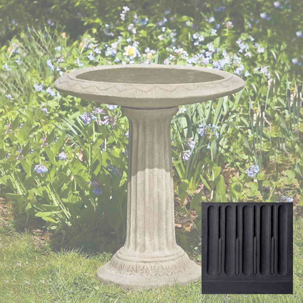 Campania Cottage Garden Birdbath - B-135 - Image 13