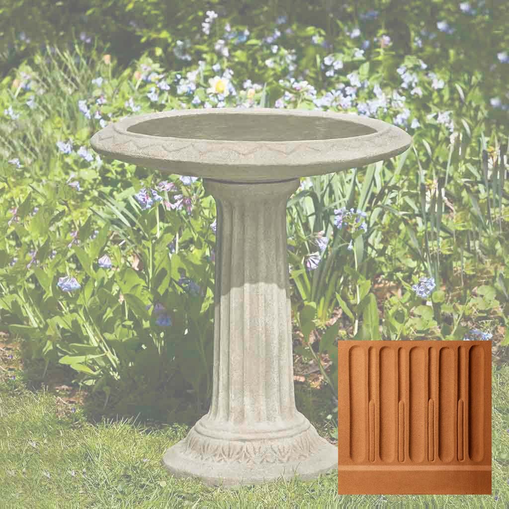Campania Cottage Garden Birdbath - B-135 - Image 15