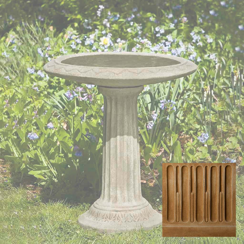 Campania Cottage Garden Birdbath - B-135 - Image 16