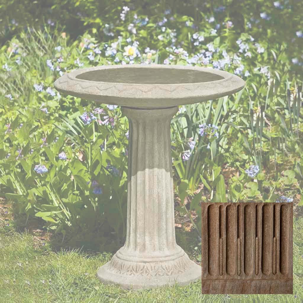 Campania Cottage Garden Birdbath - B-135 - Image 2