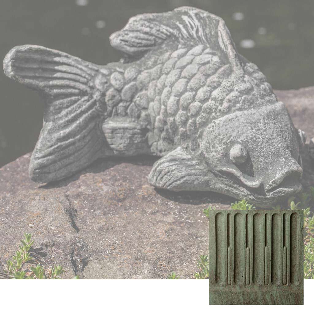 Campania Coy Koi Garden Statue - A-558 - Image 4