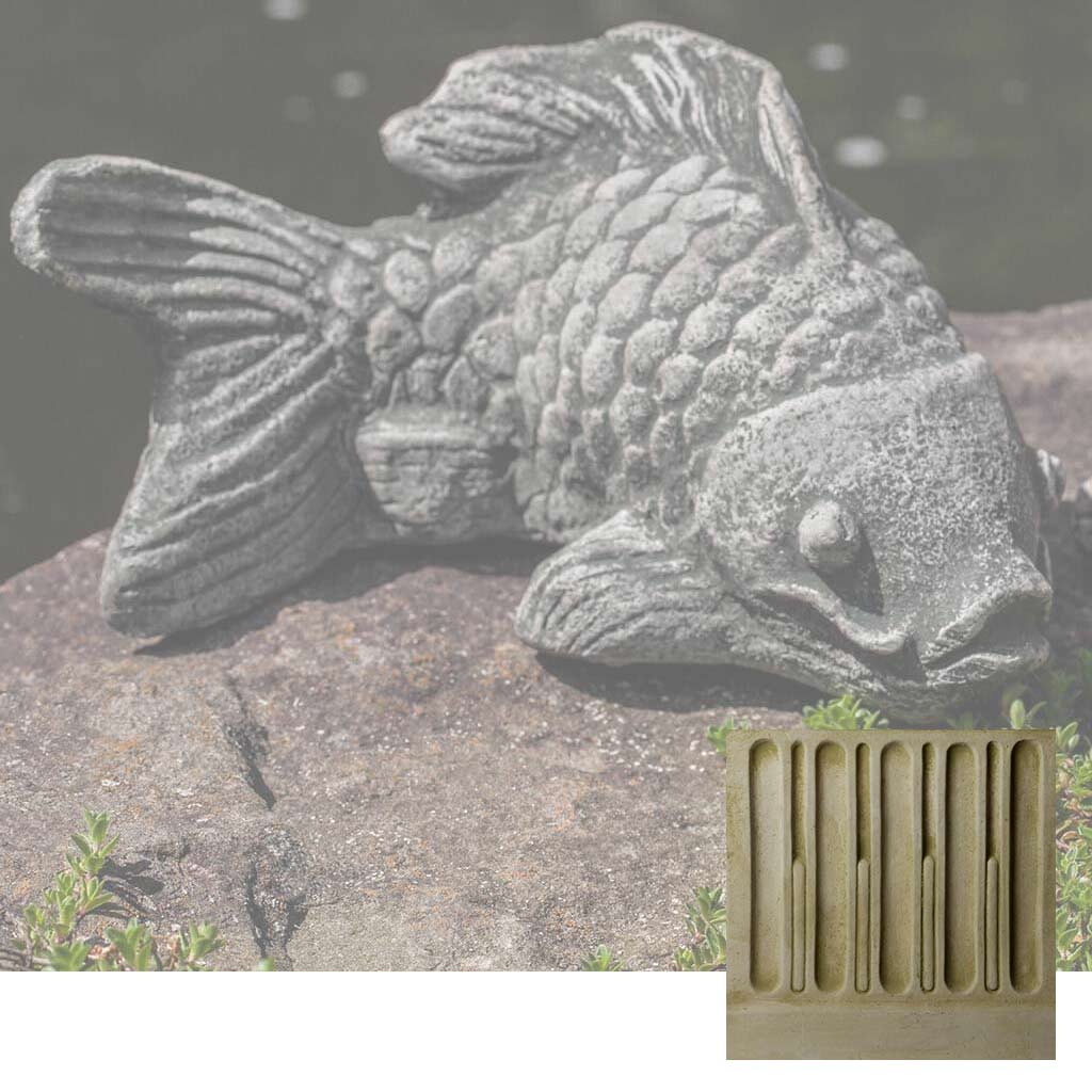 Campania Coy Koi Garden Statue - A-558 - Image 5