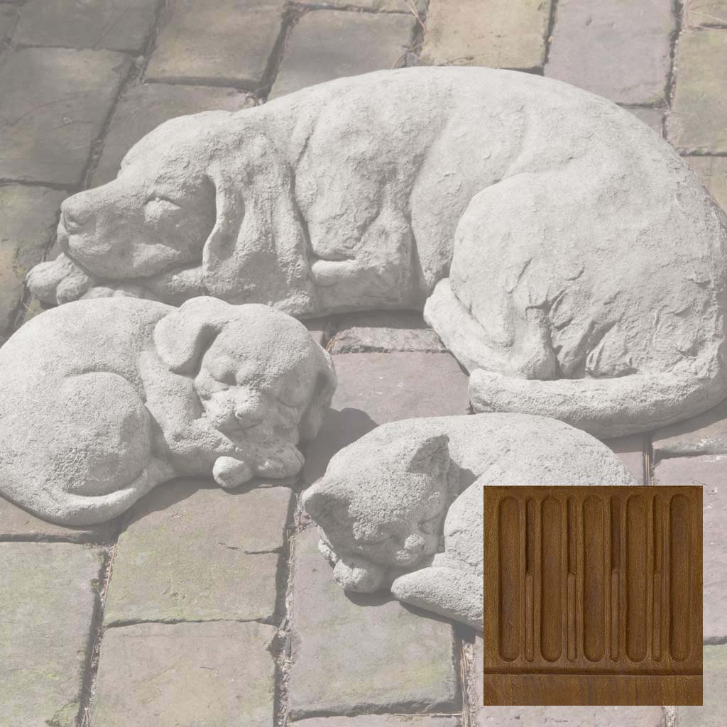 Campania Curled Dog, Small Garden Statue - A-255 - Image 13