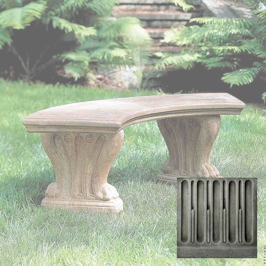 Campania Curved West Chester Bench - BE-20 - Image 2