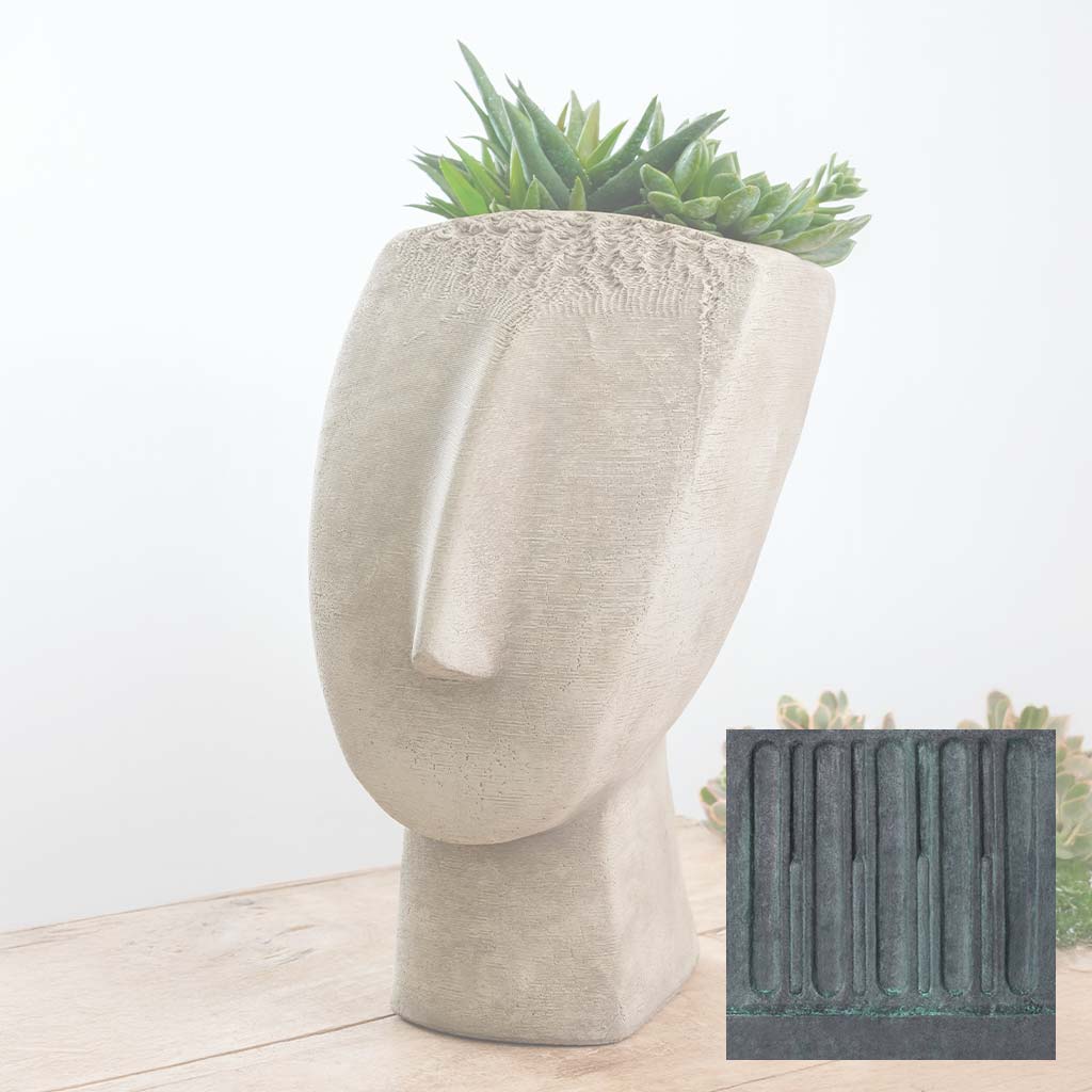 Campania Cycladic Head Planter - P-986 - Image 10