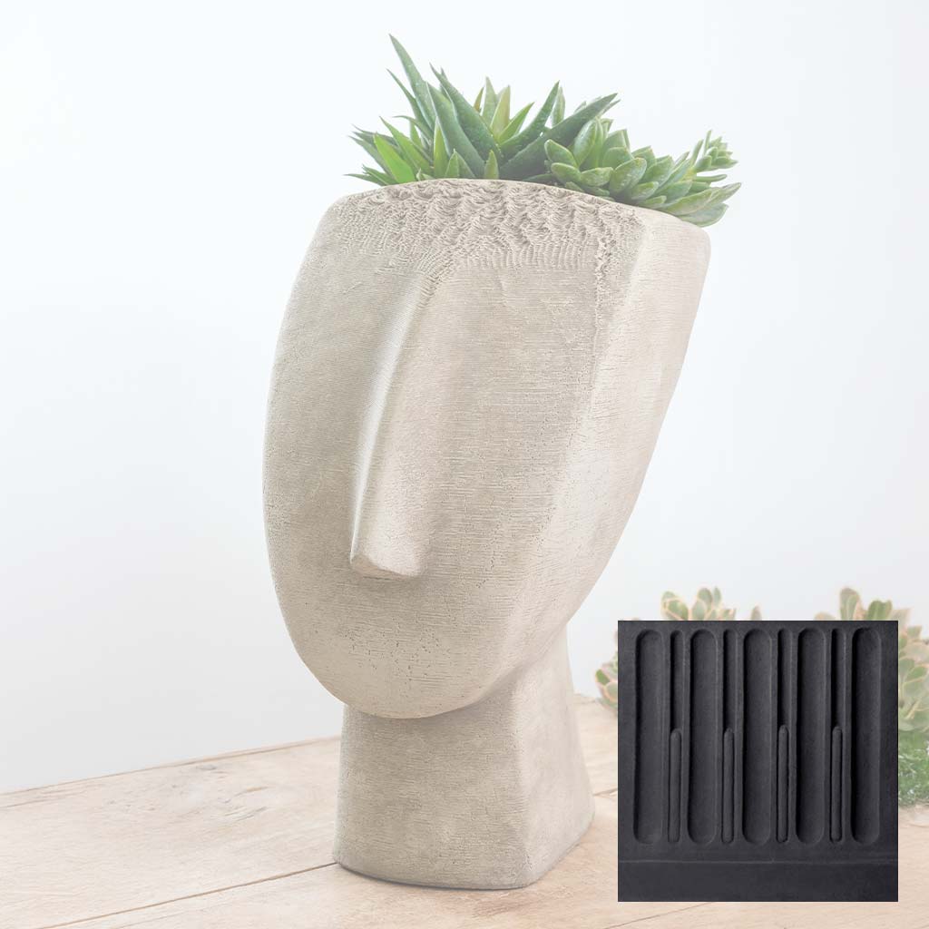 Campania Cycladic Head Planter - P-986 - Image 12